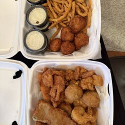 Uncle Russ' Dockside Seafood Market - Pick Five Captain's Platter $35