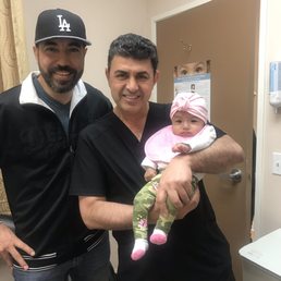 Dr. Ahdoot with my daughter and husband