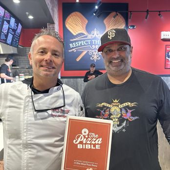 Slice House by Tony Gemignani - Met the legend himself tony g - slice house has fantastic pizza and they have great service. - Pizza Near Me - Frisco, Texas