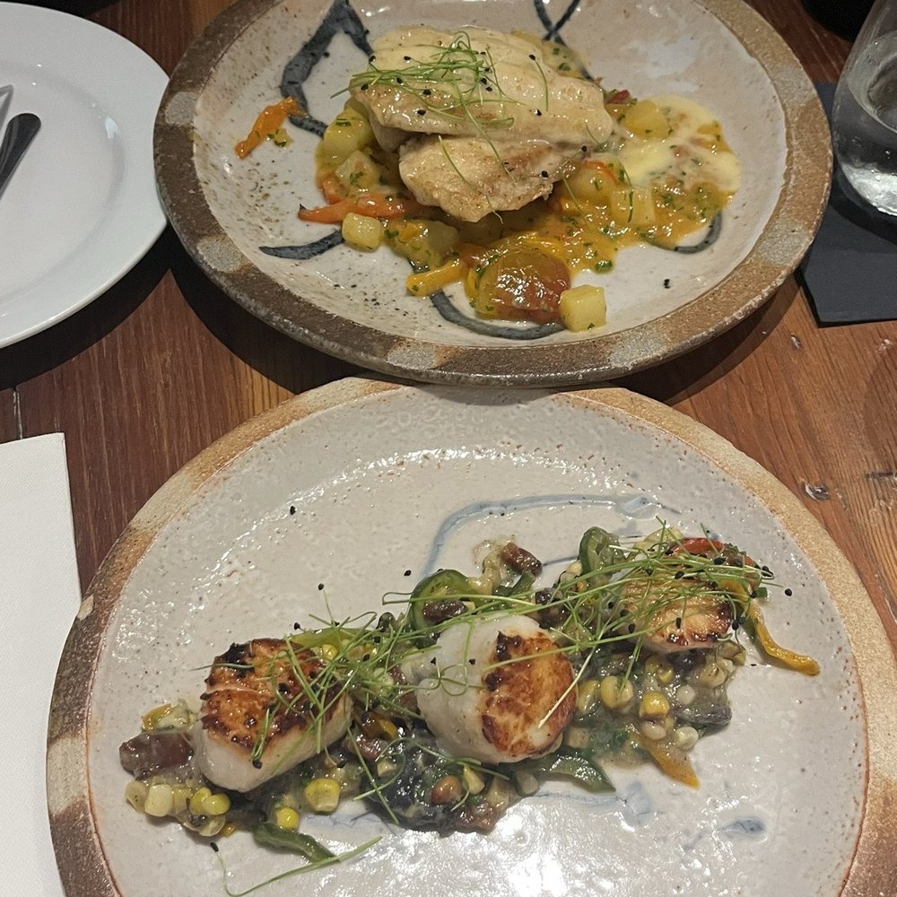 Foraged. A Hyper Seasonal Eatery - Catfish and Scallops - New American Near Me - Baltimore, Maryland Foraged. A Hyper Seasonal Eatery - Catfish and Scallops - New American Near Me - Baltimore, Maryland