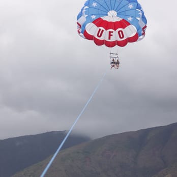 UFO Parasail - Up in the air at 800 feet! - Boat Charters Near Me - Lahaina, Hawaii