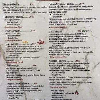 Kai Nails & Spa - Pedicure menu 10/11/24 - Nail Salons Near Me - San Diego, California Kai Nails & Spa - Pedicure menu 10/11/24 - Nail Salons Near Me - San Diego, California