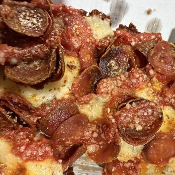Moto Pizza - Bellevue Square - Pepperoni was too burnt - Pizza Near Me - Bellevue, Washington Moto Pizza - Bellevue Square - Pepperoni was too burnt - Pizza Near Me - Bellevue, Washington