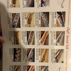 House of Teriyaki - Shots of the special sushi menu and hot box