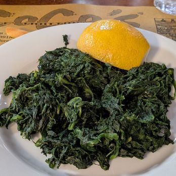 Coco's caffè trattoria - May 22, 2025; Spinaci Olio e Limone (€4). - Food Near Me - Torino, TO