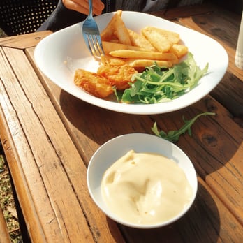 Matilda Bay Brewhouse - Kids menu: Chicken Nuggets and Chips with Salad - Beer Gardens Near Me - Pokolbin, NSW Matilda Bay Brewhouse - Kids menu: Chicken Nuggets and Chips with Salad - Beer Gardens Near Me - Pokolbin, NSW