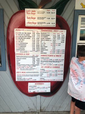 Menu photo 4 Rusty's Drive in Cashmere, WA