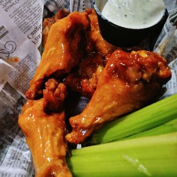 Twisted Root Bar And Grill - chicken wings and celery - Bars Near Me - Lexington, South Carolina