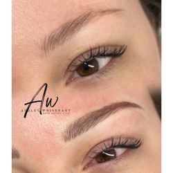 Aesthetic Studio - Eyebrow NanoBlading with a very natural customized look for her