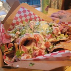 The Grey Eagle Taqueria - Brisket Nachos