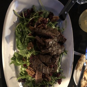 Rustic Grill - Steak salad with garlic vinegarette (yummy) - Sports Bars Near Me - Highland Heights, Ohio