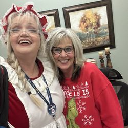 Orchard Park of Kyle - Kim Orchard Park of Kyle executive Director and Sherrie Lynn at Christmas