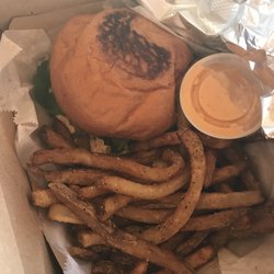 Local Roots - burger and aioli fries they are to die for you have to try them!!