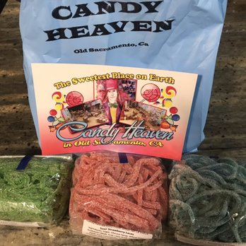 Candy Heaven - Sour straws - green apple, strawberry and blueberry - Candy Stores Near Me - Sacramento, California