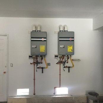 OP Plumbing - Two tankless in garage direct vent - Plumbing Near Me - Fountain Valley, California OP Plumbing - Two tankless in garage direct vent - Plumbing Near Me - Fountain Valley, California