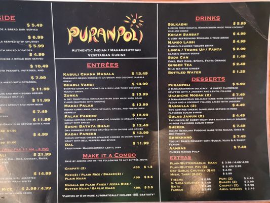 Menu photo 4 Puranpoli Santa Clara, CA Menu photo 4 Puranpoli Santa Clara, CA