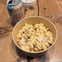 Cheddar with bacon and chicken.