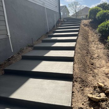 Sam The Concrete Man Augusta - Concrete Walkway with steps - Masonry/Concrete Near Me - Augusta, Georgia