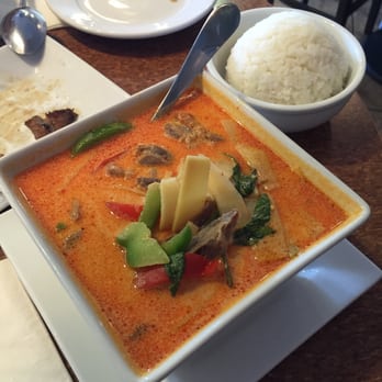 Chaba Thai Kitchen - Red curry with duck. Too watery.. - Thai Near Me - San Diego, California Chaba Thai Kitchen - Red curry with duck. Too watery.. - Thai Near Me - San Diego, California