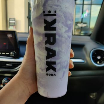 Krak Boba - Taro Crush (Large) - Bubble Tea Near Me - Rancho Cucamonga, California