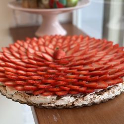 Moi Homemade Bakery - Our Famous Pavlova with dulce de leche and strawberries, a classic and a favorite