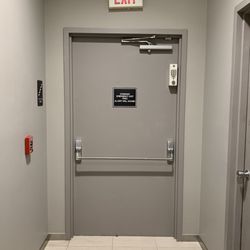 Saks fifth avenue exit door near elevator first floor palm beach gardens fl 4:50 pm January 18 2024