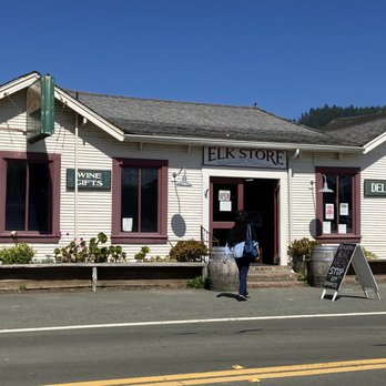 Elk Store - a woman walking out of the front door - Cheese Shops Near Me - Elk, California Elk Store - a woman walking out of the front door - Cheese Shops Near Me - Elk, California