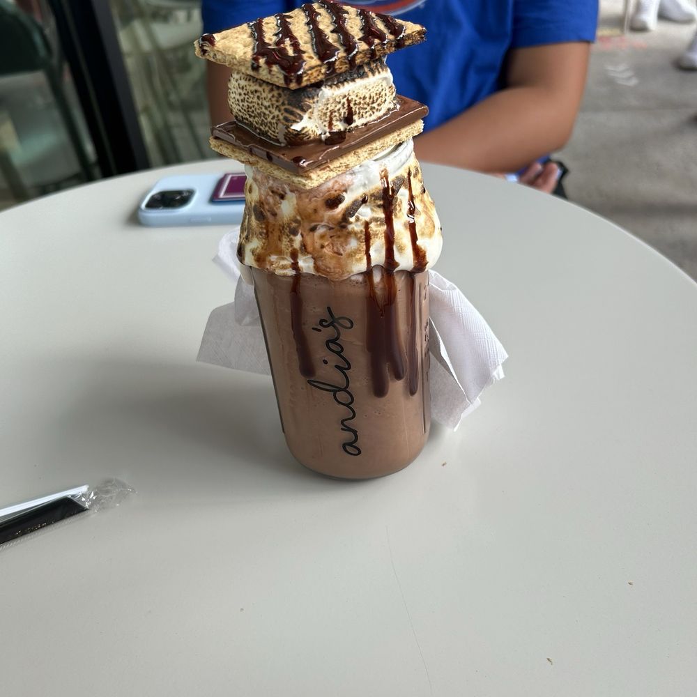 Andia’s Ice Cream - Smore milkshake - Ice Cream & Frozen Yogurt Near Me - Raleigh, North Carolina