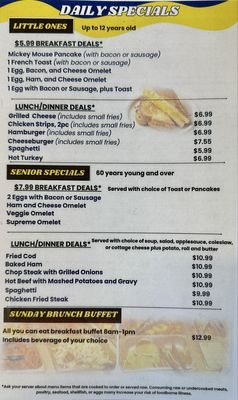 Menu photo 5 Two Rivers Family Restaurant Two Rivers, WI Menu photo 5 Two Rivers Family Restaurant Two Rivers, WI