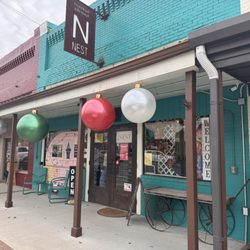 Market Street NEST - Just look for the Turquoise building in Downtown Mabank.