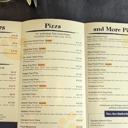 Pub Dog Brewing Company - Their menu