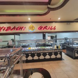 Hibachi Grill setup