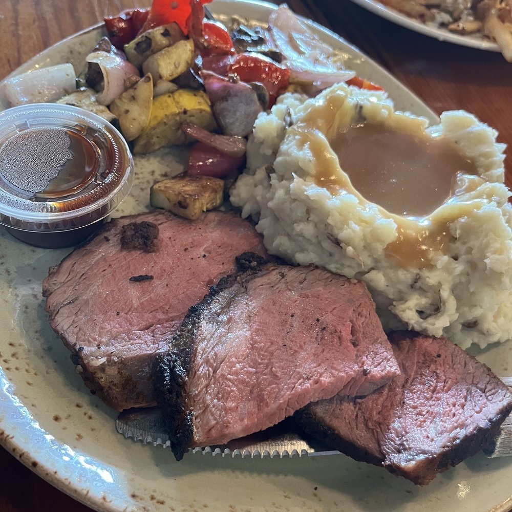 Jacks Urban Eats - Tri-Tip Plate w/ Market Veggies & Mashed Potatoes w/ Gravy - American Near Me - Roseville, California