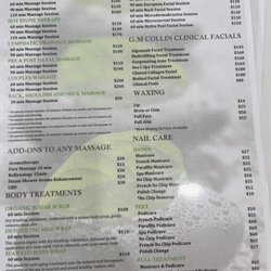 Heavenly Massage & Spa - Services offered