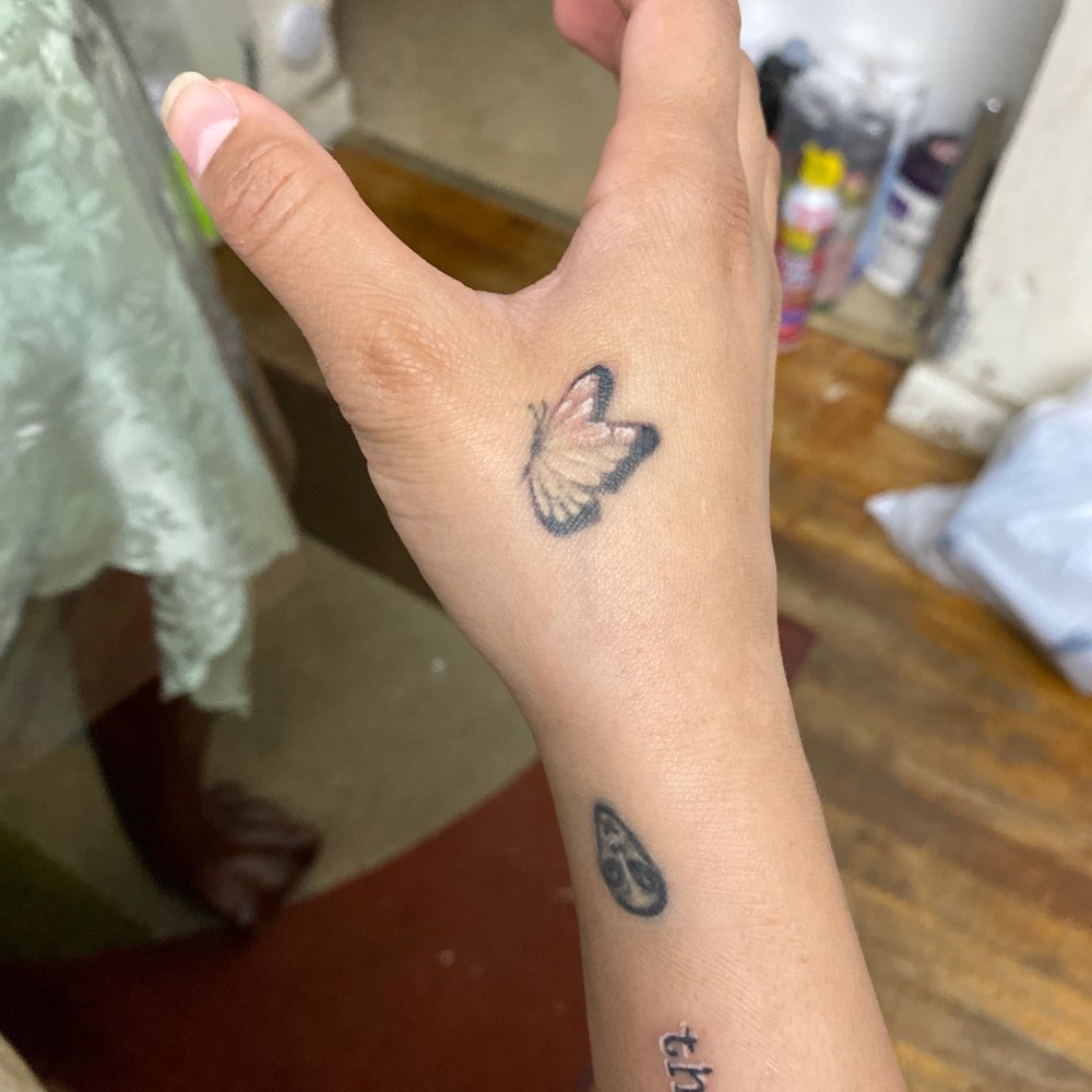 Thanks for the trust on your first tattoo Devin 🙏 @pandorasboxtattoostudio  #tattoo #slipknot #slipknottattoo #portewen #esopus #hudsonvalley #ny, image size:1000x1000