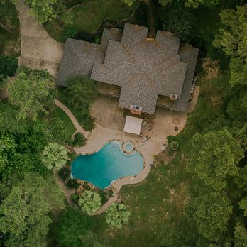 Relentless Roofing - Drone shot: captured big project in Granger just outside of South Bend - Roofing Near Me - Elkhart, Indiana
