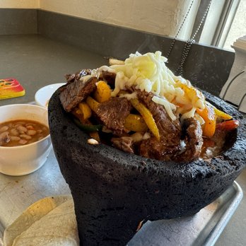Los Pookies - Steak fajita molcajete - Tacos Near Me - Albuquerque, New Mexico Los Pookies - Steak fajita molcajete - Tacos Near Me - Albuquerque, New Mexico