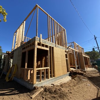 Storm Construction - Outer sheathing installed starting to frame 2nd story - Drywall Installation & Repair Near Me Storm Construction - Outer sheathing installed starting to frame 2nd story - Drywall Installation & Repair Near Me