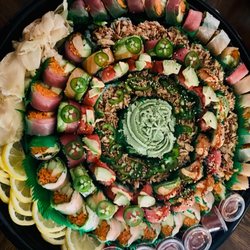 Second sushi platter, fabulous.