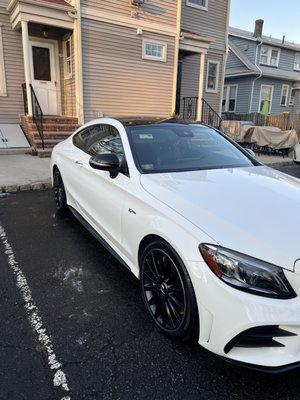 C43 AMG Premium Detail - Exterior was given a foam treatment, hand wash, and nano sealant. The Interior was wiped down and vacuumed as well.