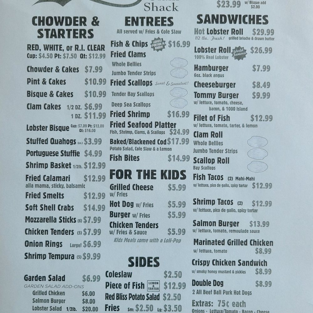 Menu at 7/6/22 Menu at 7/6/22