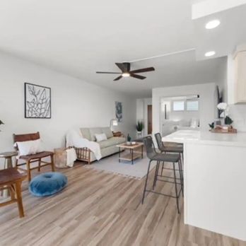 Hartman Pacific Construction - kitchen and living room - General Contractors Near Me