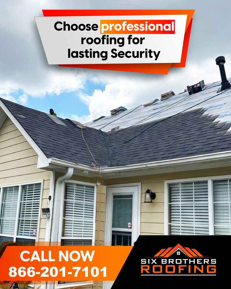 Slide of Six Brothers Roofing