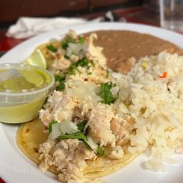 Chicken street tacos