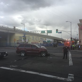 Mark Nourmand, DC - The SUV that hit me, heavy SRT V8 engine!  Look at my G wagon down the block! - Chiropractors Near Me - Los Angeles, California