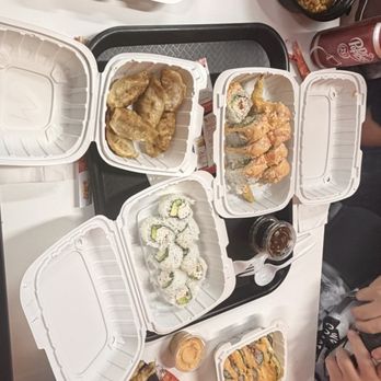 ROLLS N MORE - Golden Tiger , spicy tuna , cali roll , flaming joy 2 spicy ramen. - Asian Fusion Near Me - Rialto, California ROLLS N MORE - Golden Tiger , spicy tuna , cali roll , flaming joy 2 spicy ramen. - Asian Fusion Near Me - Rialto, California