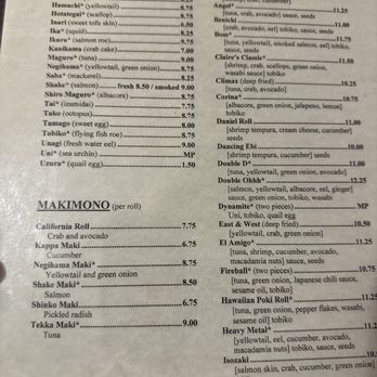 Yuri Japanese Restaurant - Sushi Menu pg 1 - Japanese Near Me - San Jose, California Yuri Japanese Restaurant - Sushi Menu pg 1 - Japanese Near Me - San Jose, California