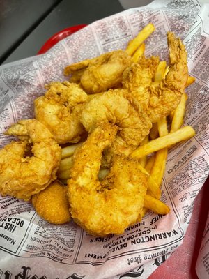 Photo of Kajun Seafood - Dawsonville, GA, US. 6 PCS FRIED SHRIMP COMBO