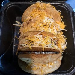 5 hard shell beef tacos no lettuce (Taco Tuesday & $6.99 deal)