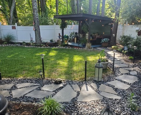 Landscaping - 45 years of experience. We specialize in decks & railings, fences & gates. Floor installation,
trash/junk removal & hauling. Landscaping & tree services. Call or text today to schedule an
estimate.